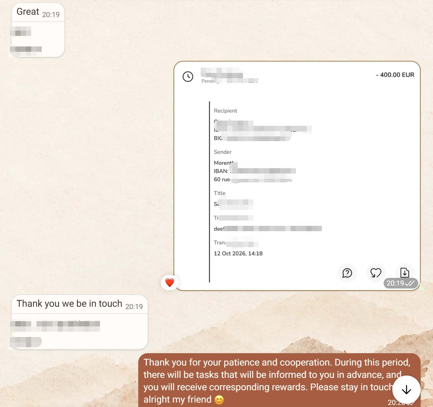 Conversation WhatsApp exemple 05