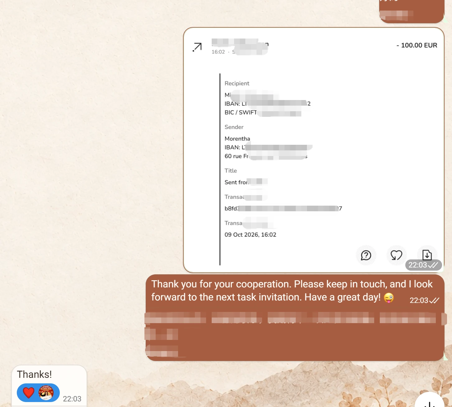 Conversation WhatsApp exemple 06
