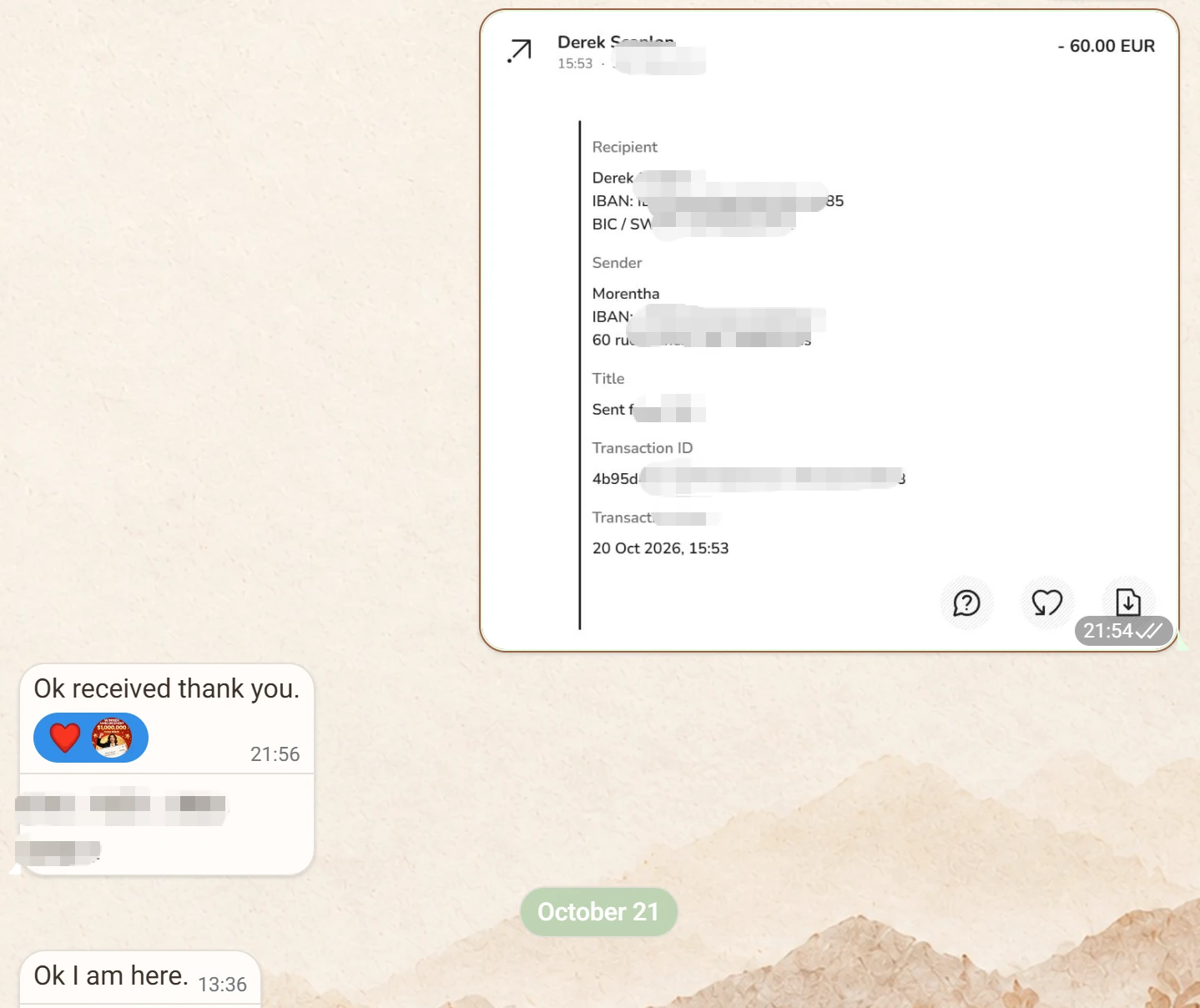 Conversation WhatsApp exemple 10